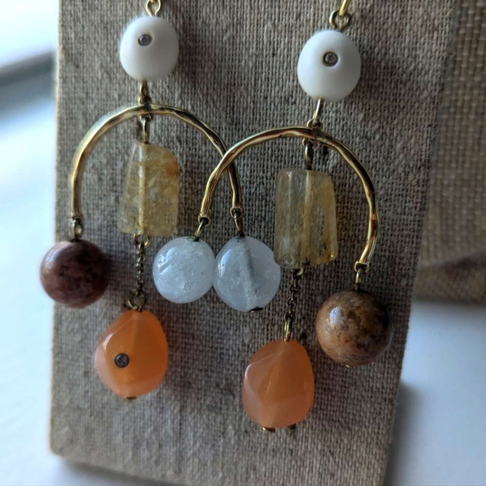 Stella & Dot beaded earrings